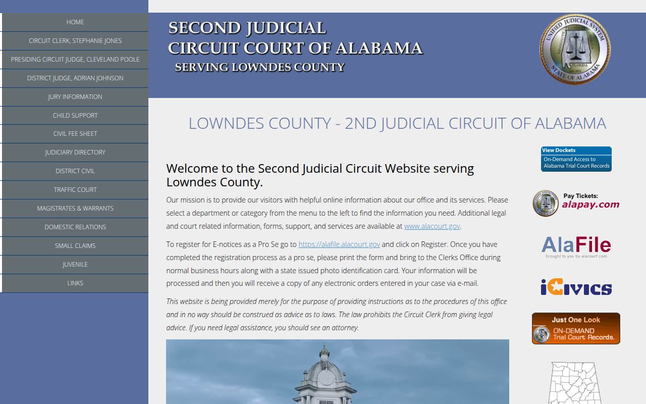 Lowndes County Circuit Court Records